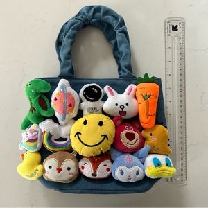 KAWAII Y2K PLUSHIE DENIM TOTE